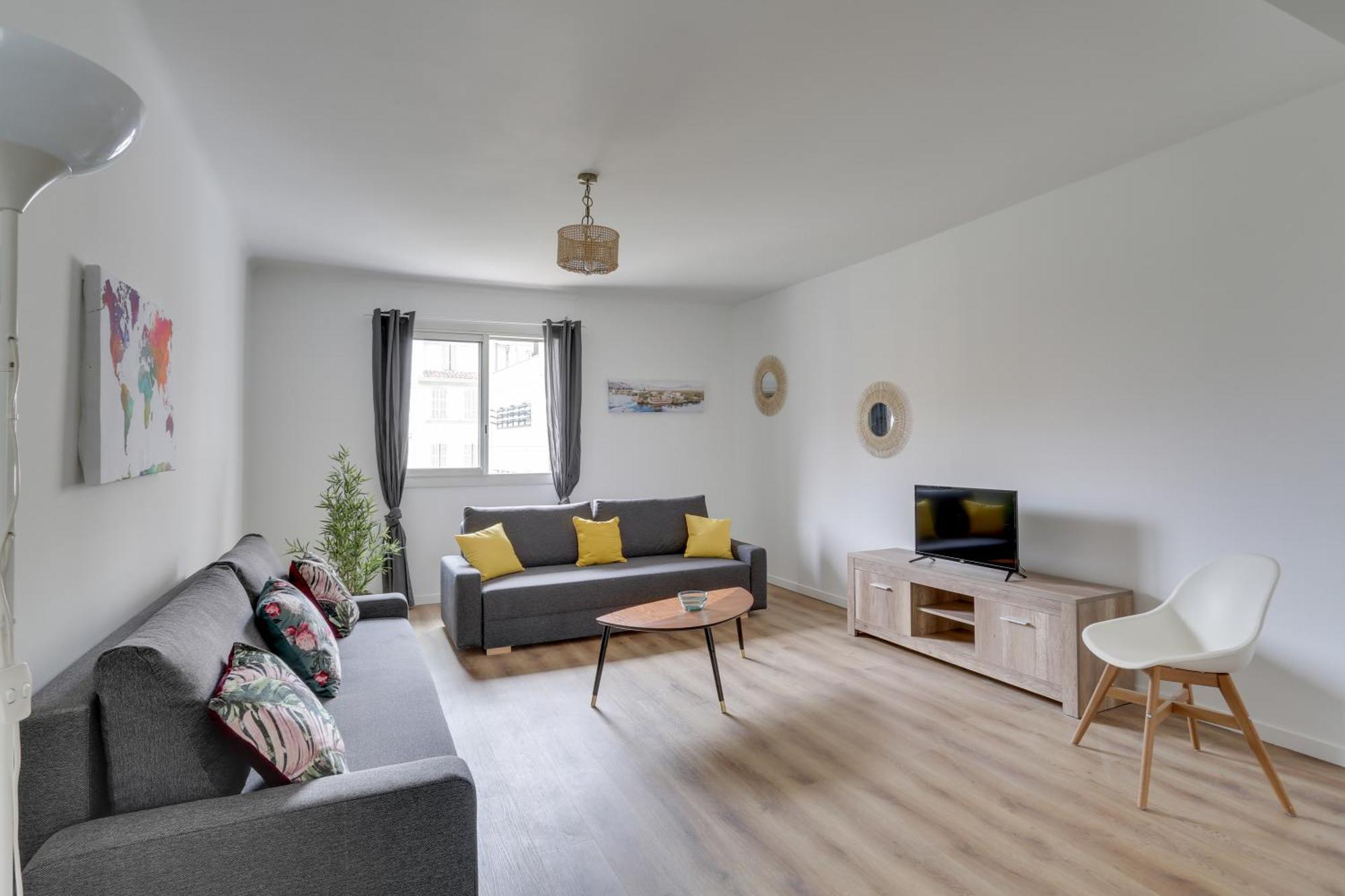 Apartament Magnifique T5 - 12pers - Balcon Et Vieux-port Marsylia